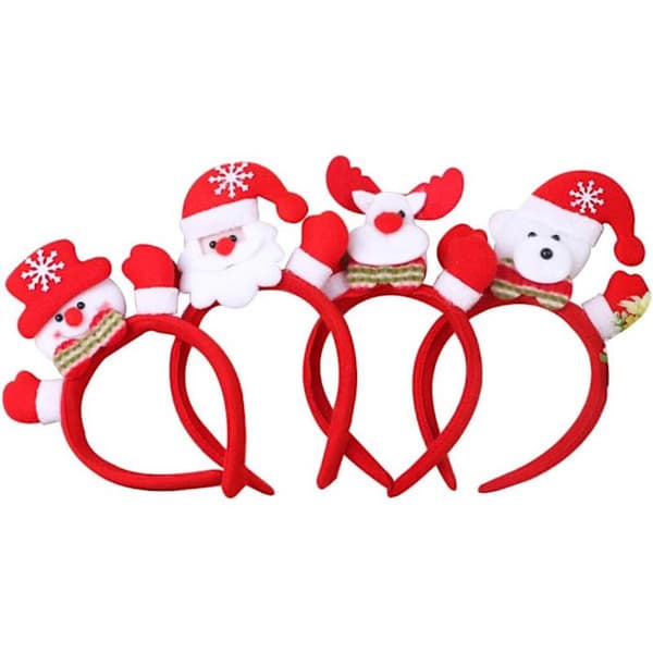 4-pack juldiadem med lampor