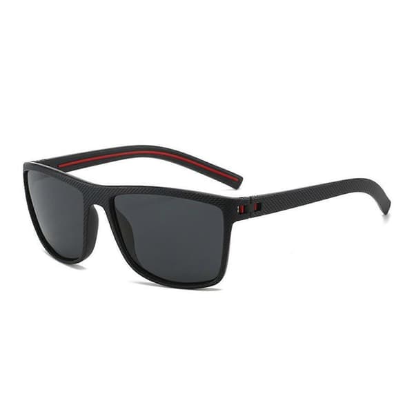 Golfbriller - Unisex Polariserte Golfbriller og Solbriller, UV-beskyttelse Black + Red