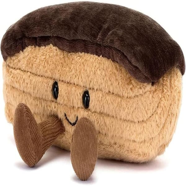 Jellycat Amuseables vaalean kermanväriset puffit Pehmo riipus 15cm