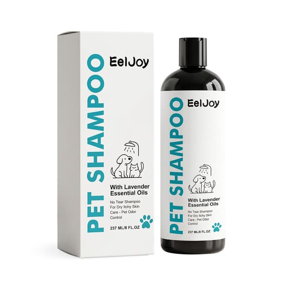 Kæledyrshårshampoo mild formel blødt kæledyrshår naturlig duft til katte og hunde.