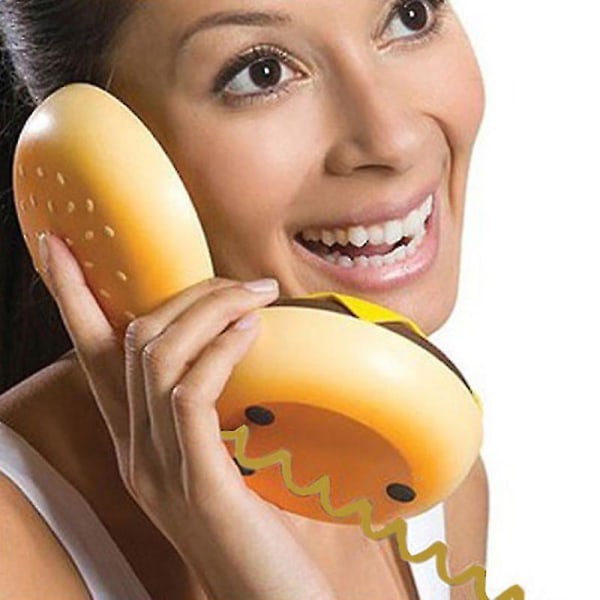 Cheeseburger Burger Telefon Telefoner Fasttelefon Kablet Telefon Skrivebordstelefon For Hjem Hotell Kontor Dekorasjon Telefono Fijo Fixo