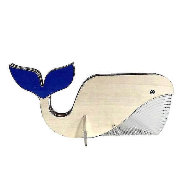 3D Tre Dyr Nattlys LED Akryl Dekorative Lys Hval Nattlys Whale