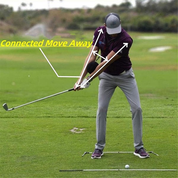 Puhallettava Golf Swing Trainer -pallo, Impact Assist Smart Practice -pallo, säädettävä golfharjoitustuki