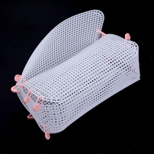 Hjælpe strikning og vævning Plastic Mesh ark Chenille Guld Velvet DIY taske tilbehør Easy Knit Helper
