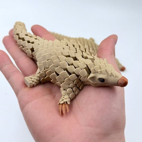 3D-printet skjelldyr dekorative skrivebordspynt og samleobjekter