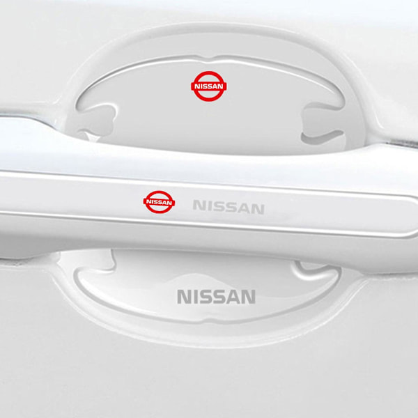 Skyddande klistermärke för bilens dörrhandtagsskål Extra tjockt dörrhandtagsskydd Ersättningsdörrhandtagsskydd - Bra NISSAN 2