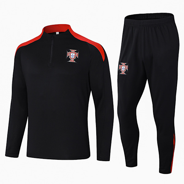 2425 Real Madrid Atletico Madrid Paris Ajax Frankrike England Spanien M League halv-dragkedja träningsuniform tröja U 14