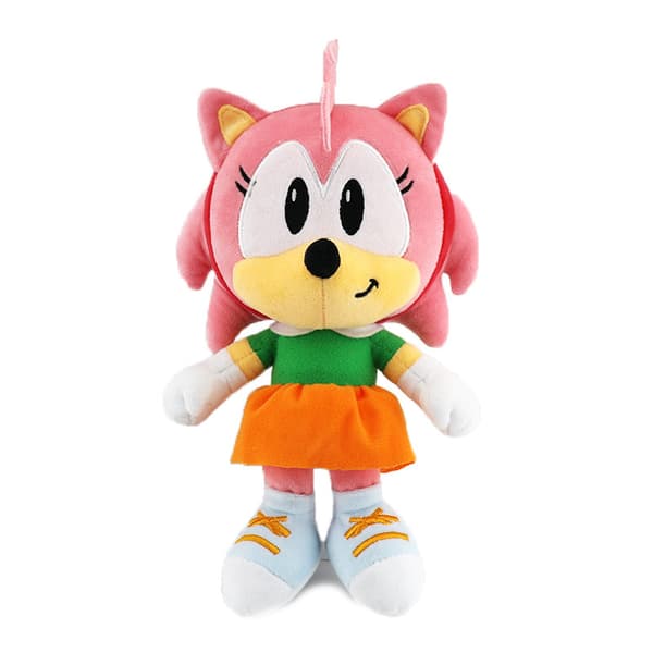 Gos- Sonic plysjlegetøj varmt salg Q version Sonic rygsæk sonic Schattor haler Amy