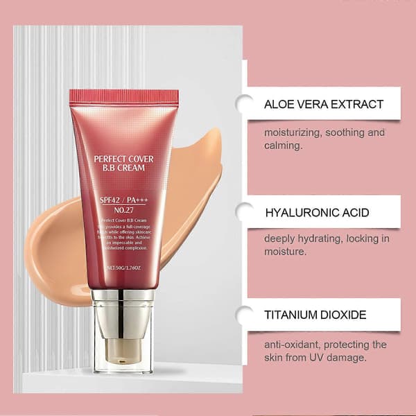 BB Cream Foundation For Soft And Concealing, Long-lasting Concealer, Long-lasting Makeup Brighten the complexion