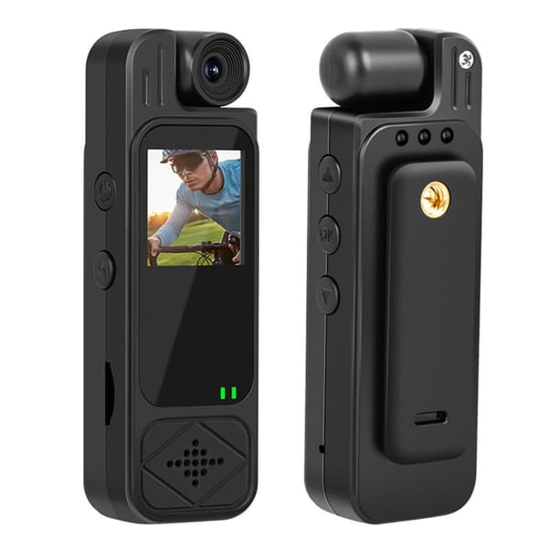 Pocket video camera with motion detection and rechargeable battery for travel null - 1080P 0.1