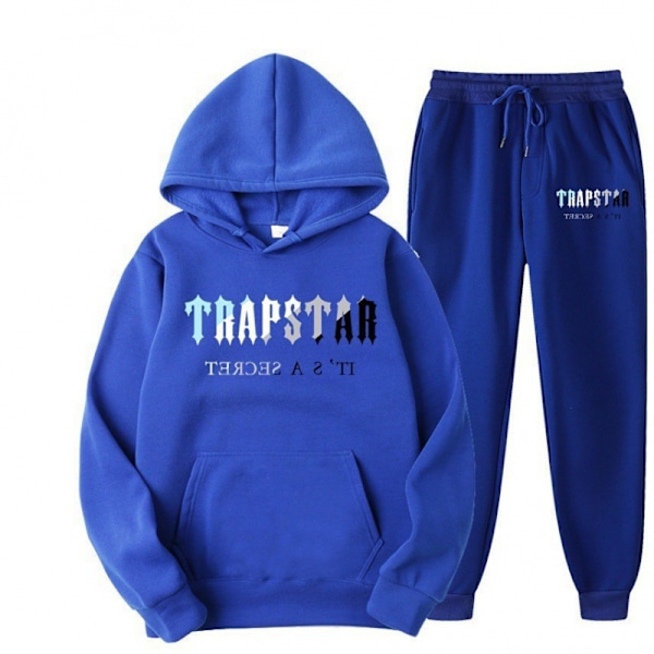 Löparsportkläder set med huvtröja unisex sportkläder huvtröja byxor XL