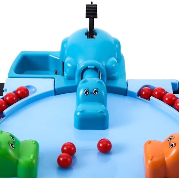 21 stk. erstatningskuler til spill - Plastkuler til spill som er kompatible med Hungry Hippos, 19 røde kuler og 2 gule kuler - Flott