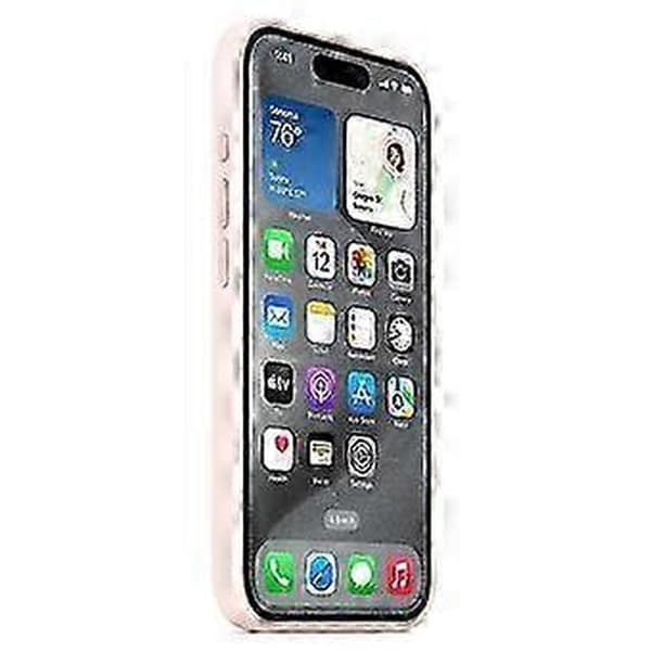 iPhone 15 Pro Silicone Case with MagSafe - Thin, Shockproof, Protective Mobile Case Pink