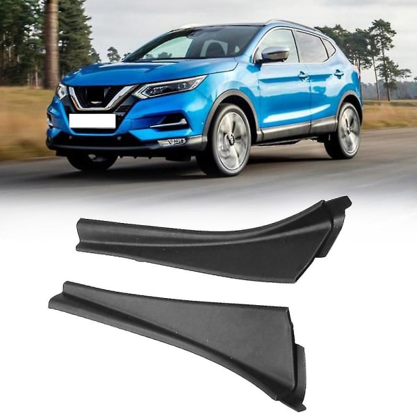 Bil Forrude Visker Side Trim Cover Vand Deflektor Kåbe Plade Venstre Højre Passer Til Nissan Qashqai J10 2008-2015