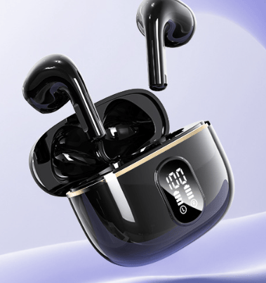 Bluetooth In-Ear Hovedtelefoner, Trådløse Hovedtelefoner til iPhone og Android black