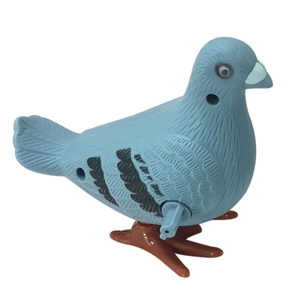 Spring Pigeon Toy Wind-up Staty Childhood Interactive Toy Home Pubs Ornament