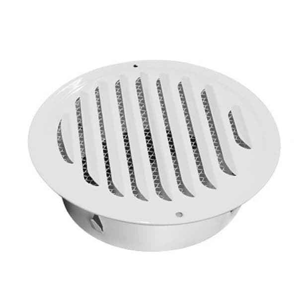 Rund Diffuser Kanalventilasjon Deksel Rustfritt Stål Luftventil Deksel for Baderom Kontor Kjøkken Ventilasjon 80mm