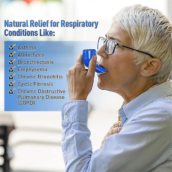 Lung Exerciser & Mucus Remover - Naturlig klart slim med pusten