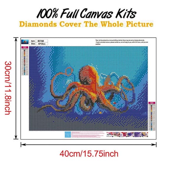 (30x40cm) 5D Diamantmaleri Full Drill by Number Kit Embroi