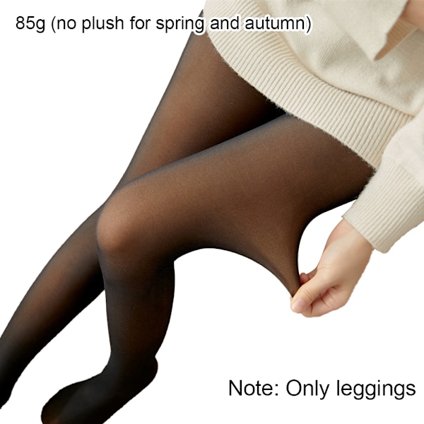 Högmidjade vinterstrumpbyxor, varma sammetsstretchleggings Style 1