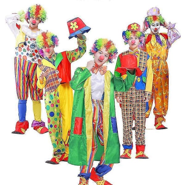 Halloween julklappar dekoration spot cirkusföreställning clownkostym Patch clown