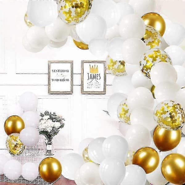 Ballonsæt, festdekorationer gold