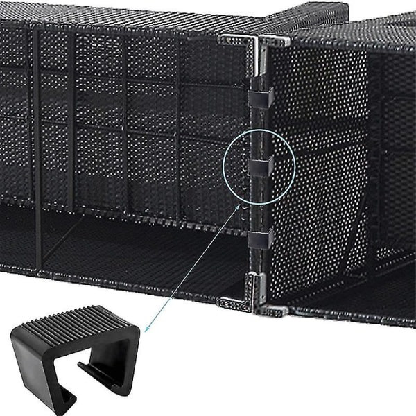 Rattan møbelklemme Multifunktions flettet sofaforbindelse Fastener Holdbar udendørs--5,25 cm