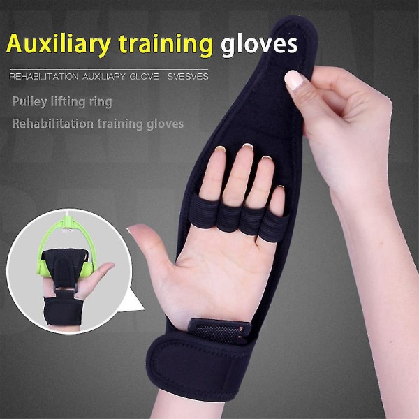 Finger Anti-spastisitet Rehabilitering Auxiliary Training Hansker Justerbar