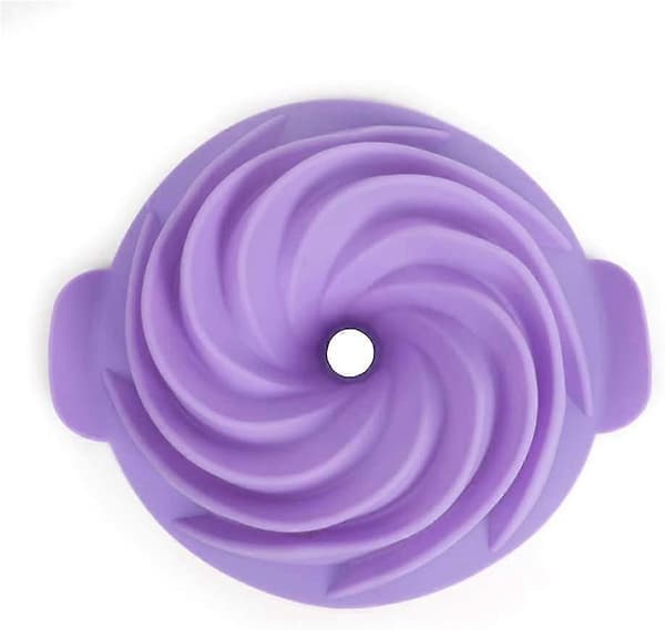 Non-Stick Silikone Kageform - 9-tommer Rød Bakke til Perfekt Jello og Desserter