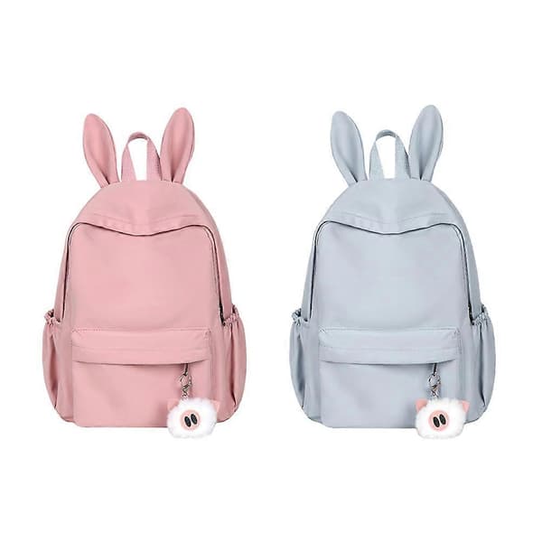 Sødt design med behagelige stropper til daglige eventyr 38*27cm Rosa