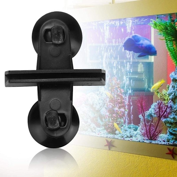 Akvarium Deler Separator, Sucker Holders For Fish Tank, Glass Cover Separator, Clip Holder, 40 stk