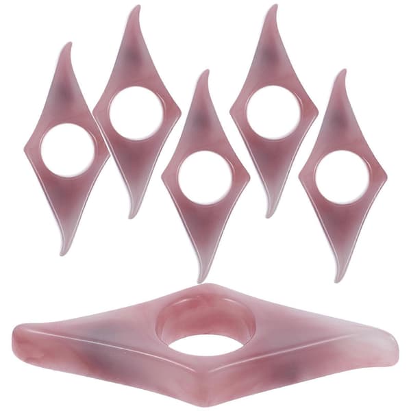 Lilla boksideholder i harpiks for praktisk lesing, 6 stk.