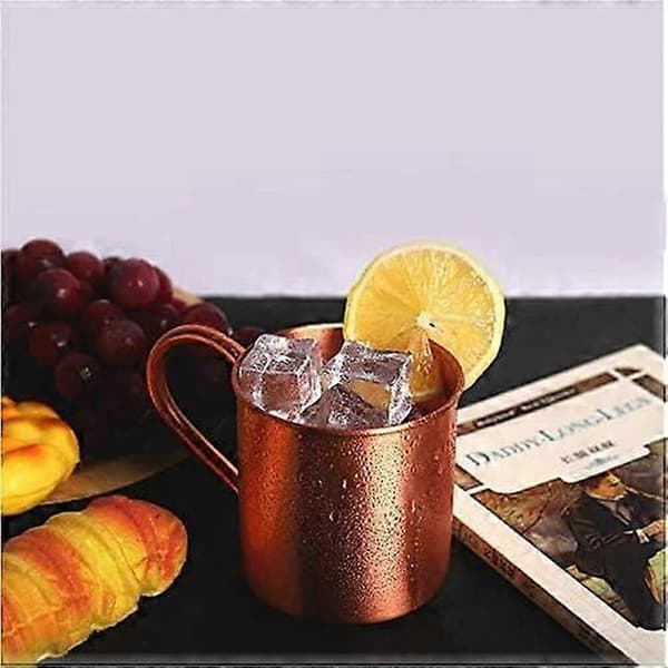 Moscow Mule Kopparmugg 415ml Ren Solid Koppar Handgjord Kopp för Bar, Kök och Festdrycker