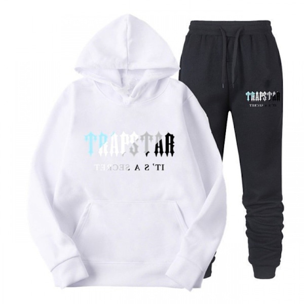 Löparsportkläder set med huvtröja unisex sportkläder huvtröja byxor M