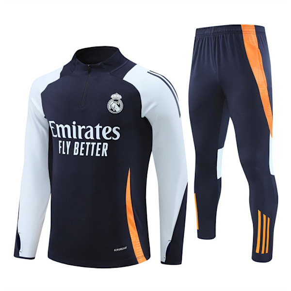 2425 Paris Real Madrid Arsenal NM United Ajax Frankrike England Brasilien Spanien halv dragkedja fotbollsuniform 5 XL