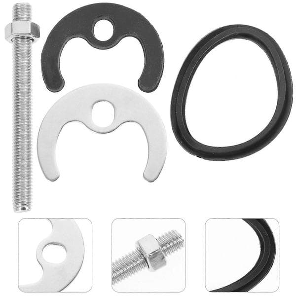 1 Set Kranmutter Kranfästring Bricka Låsring Kranmonteringstillbehör 4.7X4cm