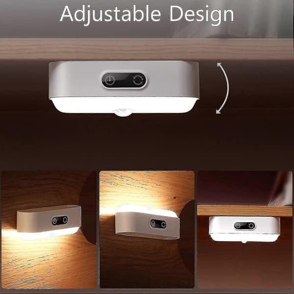 LED Magnetic Light Desk Lamp, With Dimmable Touch Induction 5 Modes Adjustable Brightness and Color, Wireless Rechargeable Night Light Table Lamps for