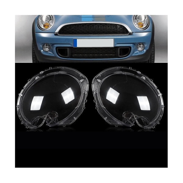 Venstre bil frontlys linsedeksel Hode lys lampeskjerm Shell linse lampeskjerm For Mini R56 Hatchback 200