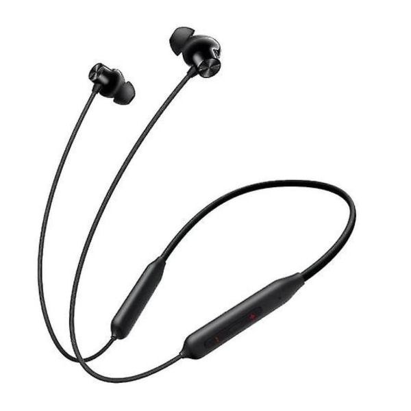 øretelefon OnePlus Z2 Neck Bluetooth-øretelefon sort Fås til iPhone og Android