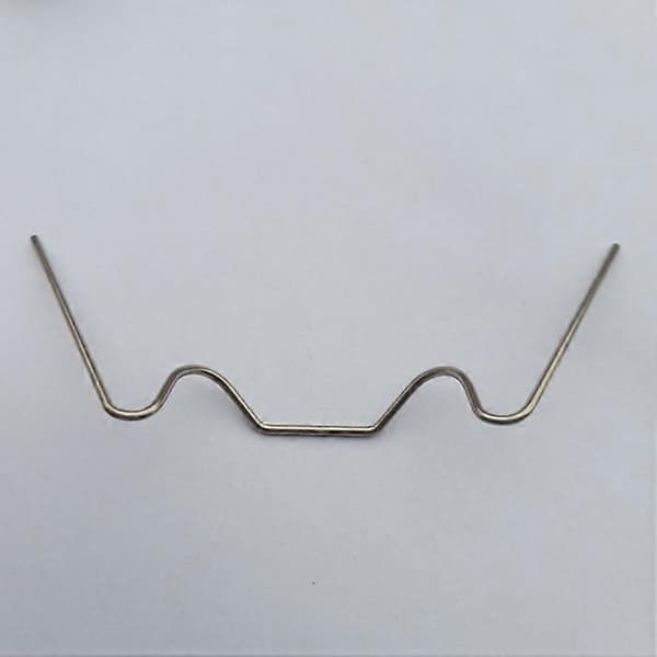 HOMYL Drivhusglasclips - Model W - 304 Rustfrit Stål - 100 stk. - Rustfri