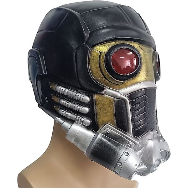 Star Lord Maske Lord Deluxe Hjelm Led Star Lord Masker Av Galaksen Full Head Halloween Cosplay Kostyme Hodeplagg