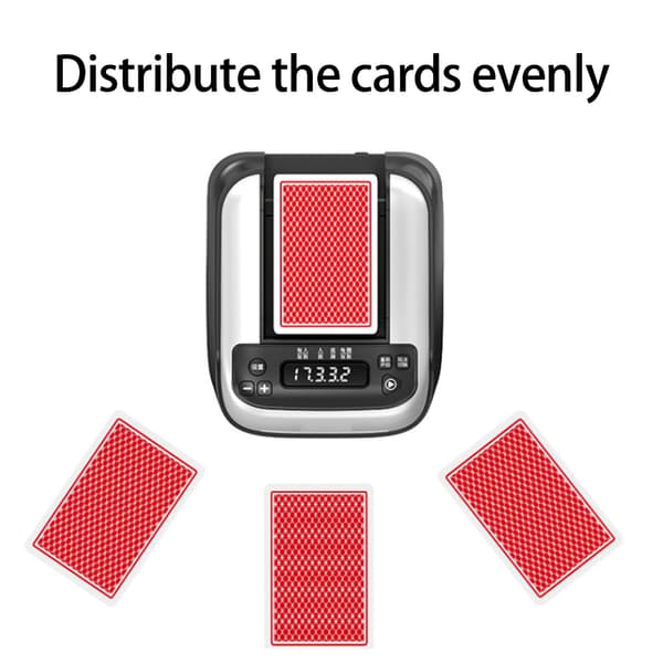 Automatic Card Dealing Machine 360 Degree Playing Card Shuffler and Dealer