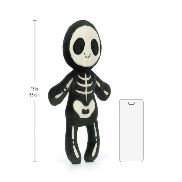 Jellycat 33 cm Skelett Bob -pehmolelu