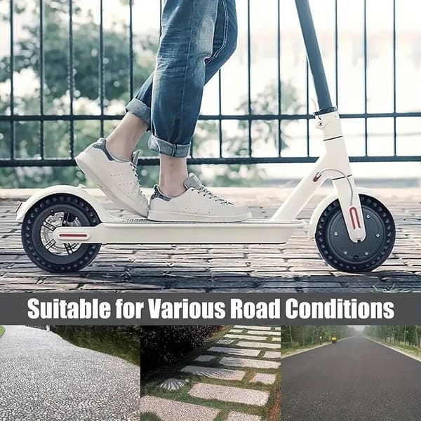 2pcs Puncture-proof tire 8.5\" Honeycomb Xiaomi M365 scooter+1pc Tool