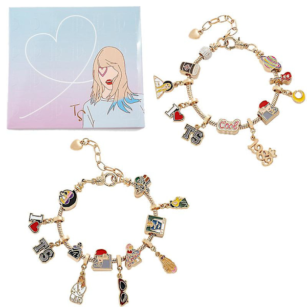 Taylor Swift Adventskalender Armbånd 2023 Julegave Bursdag Nedtelling Kalender Med 24 Gaver For Barn Voksne Fans [DB]