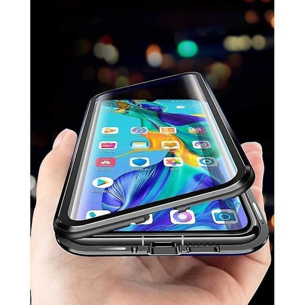 Samsung Galaxy S20 case Magneettinen Adsorptio Ultra Protection 360 astetta karkaistu lasi etu- ja takaosa case