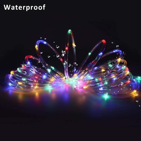 2-pack USB-laddningsbara LED-ljusslingor 10 meter 100 LED-lampor