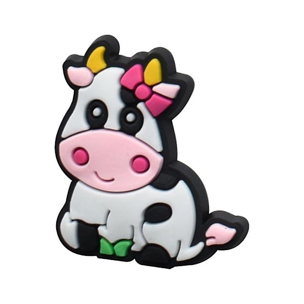 30 st Cow Series Skor Berlocker För Crocs Clog Sandaler Dekoration Tillbehör Presenter
