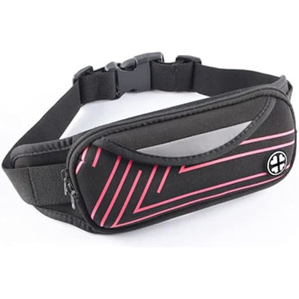 Sports Waist Bag Cycling Running Belt Bag Pack Multi-Pockets Mobile Phone and Keys Pouch for Jogging Climb(D)