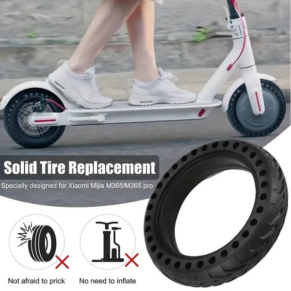 2pcs Puncture-proof tire 8.5\" Honeycomb Xiaomi M365 scooter+1pc Tool